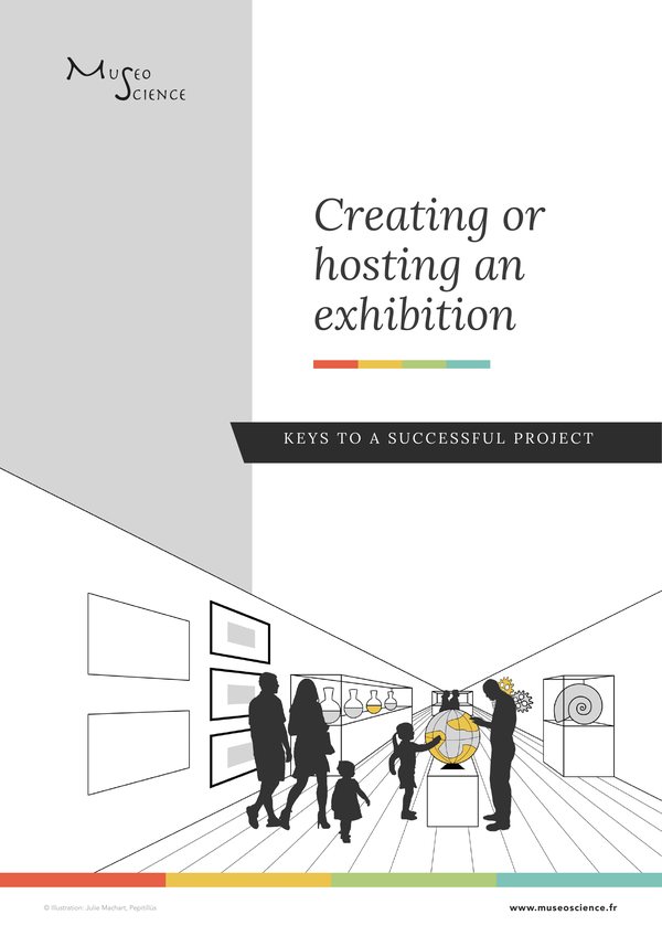 Cover of the guide “Creating or hosting an exhibition: keys to a successful project”